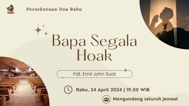 Persekutuan Doa Rabu, 1 Mei 2024