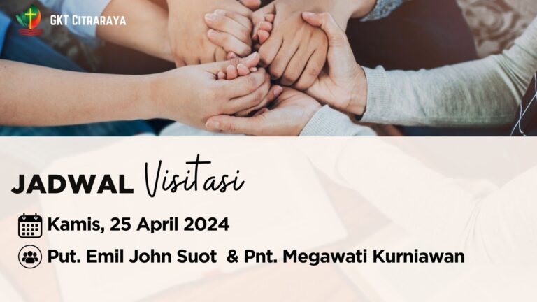 Visitasi, Kamis, 25 April 2024