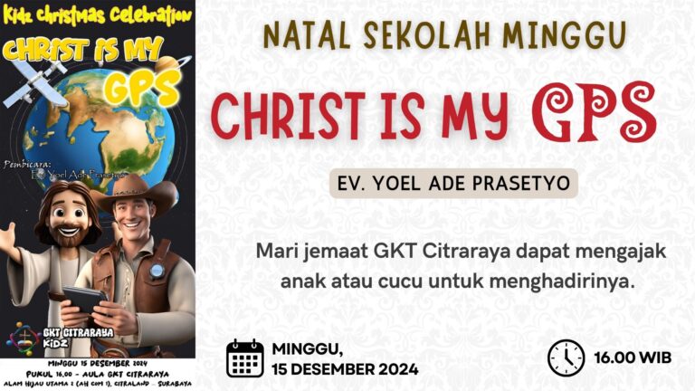 Natal Sekolah Minggu, Minggu, 15 Desember 2024