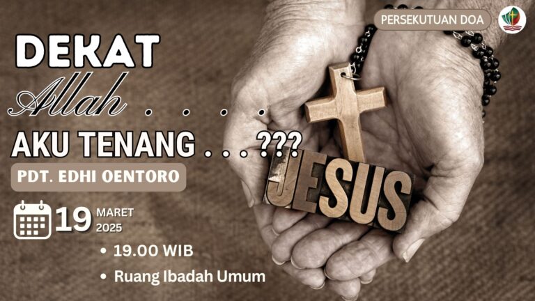 Persekutuan Doa Rabu, 19 Maret 2025