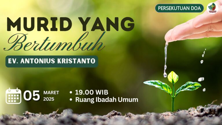 Persekutuan Doa Rabu, 5 Maret 2025