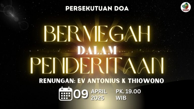 Persekutuan Doa Rabu, 9 April 2025