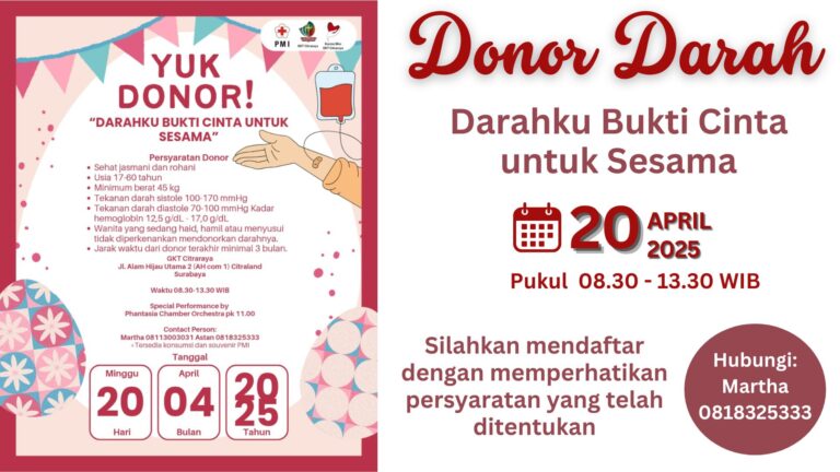 Kegiatan Donor Darah “Darahku Bukti Cinta untuk Sesama”