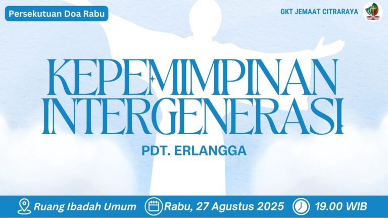 Persekutuan Doa Rabu, 27 Agustus 2025