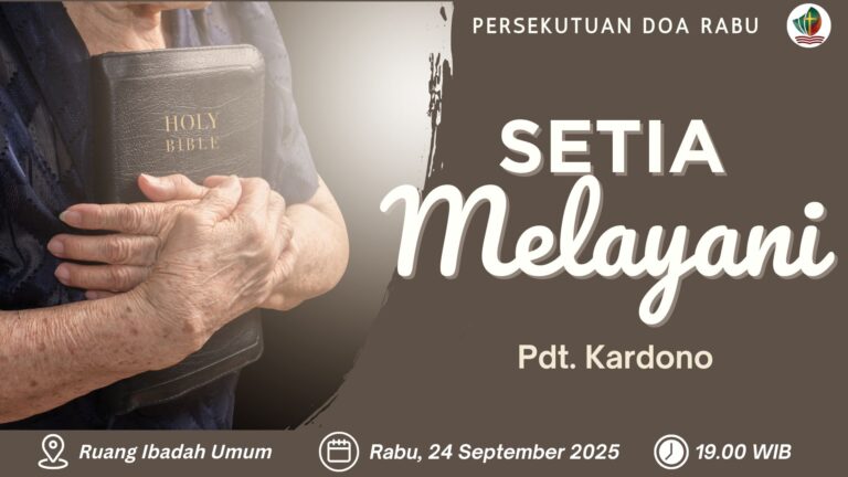Persekutuan Doa Rabu, 24 September 2025