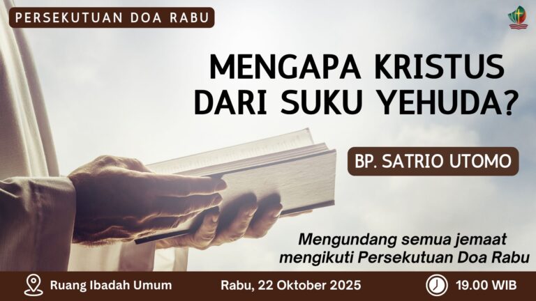 Persekutuan Doa Rabu, 22 Oktober 2025
