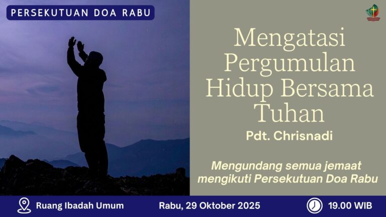 Persekutuan Doa Rabu, 29 Oktober 2025