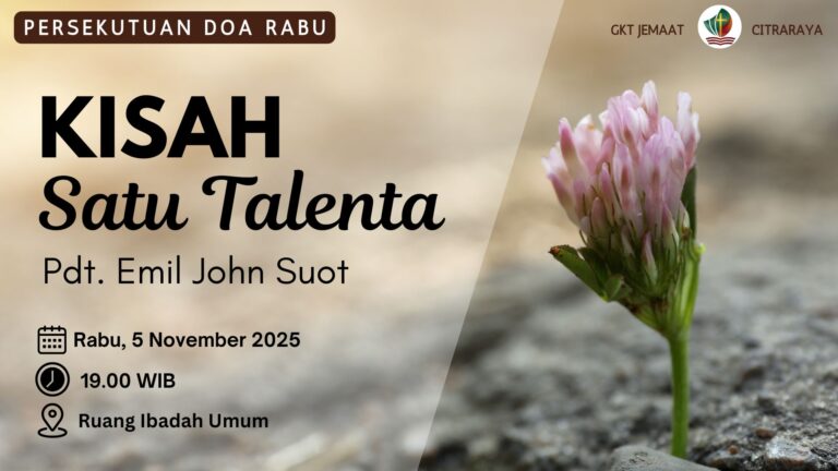 Persekutuan Doa Rabu, 5 November 2025