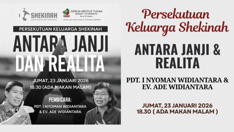 Persekutuan Pasutri, Jumat, 23 Januari 2026